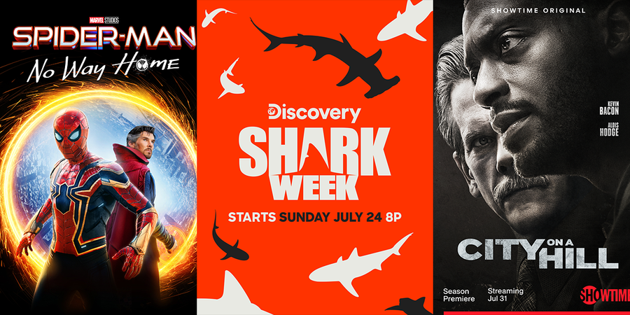 July Watch Guide: ‘Spider-Man: No Way Home,’ X Games and Shark Week Take Over This Month
